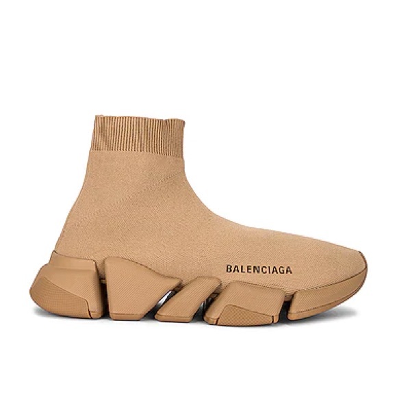 Balenciaga Speed Light 2 Sneakers Beige 3D Knit - Picture 1 of 9